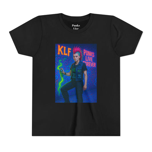 PLF “"Glow Riot Tee” Tee | Punk Kidswear by PLF - Punks Live Forever