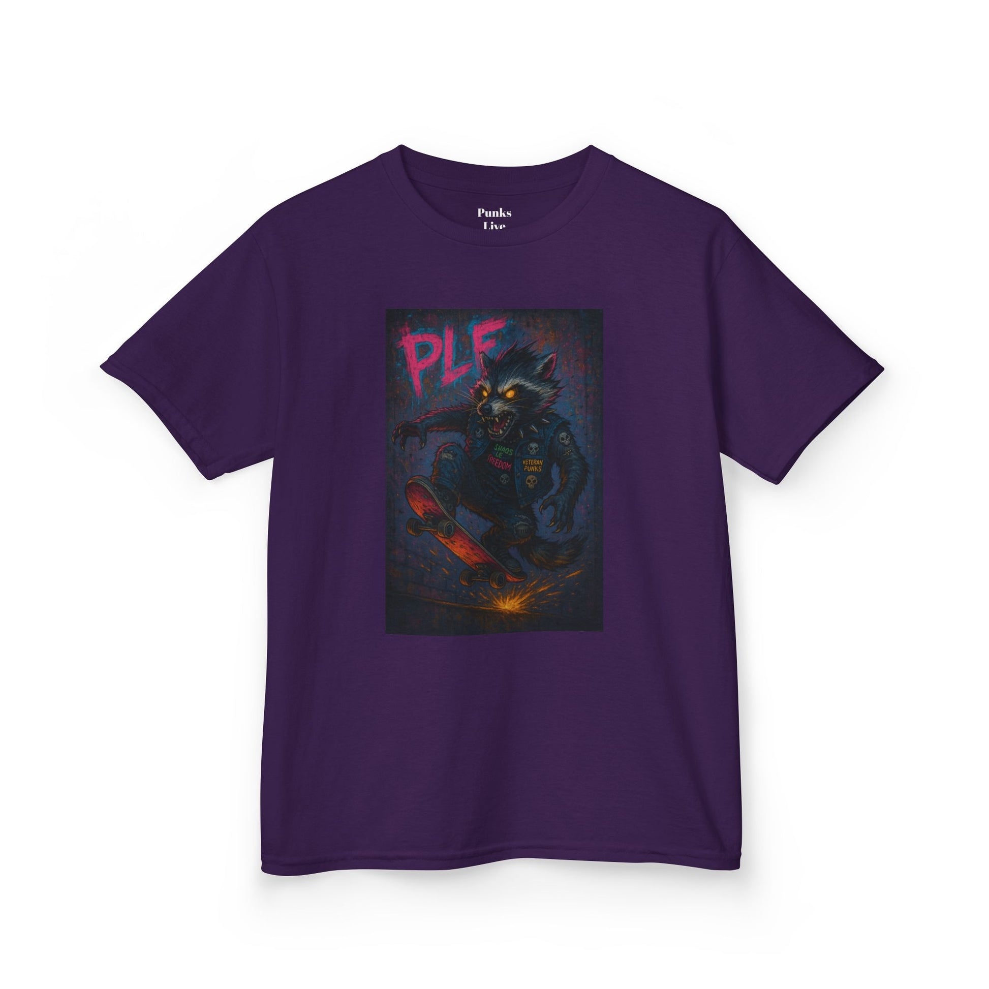 PLF “"Skateboard" Tee” Tee | Punk Kidswear by PLF - Punks Live Forever