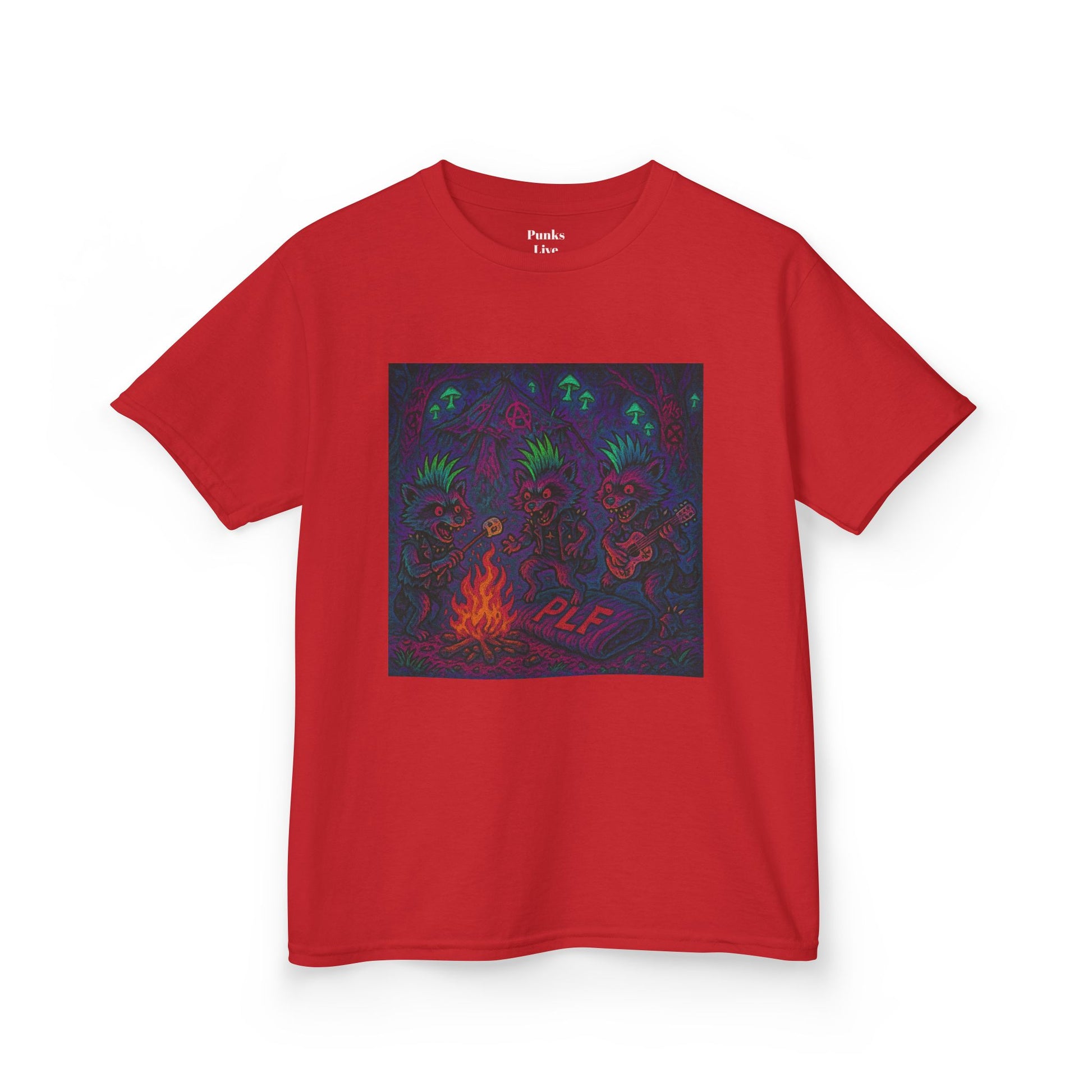 PLF “"Camping" Tee” Tee | Punk Kidswear by PLF - Punks Live Forever